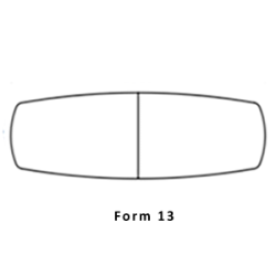 200x120CM, KONFERENCEPLADE I FLERE FARVER