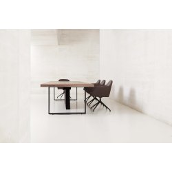 HANNA SWIWEL CHAIR - MED OG UDEN HJUL