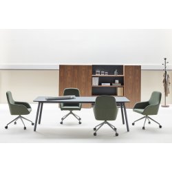 HANNA SWIWEL CHAIR - MED OG UDEN HJUL