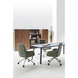 HANNA SWIWEL CHAIR - MED OG UDEN HJUL