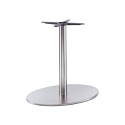 INOX ELLIPTICAL H:73/FOD:75X50 - Max. bordplade 180x110 cm