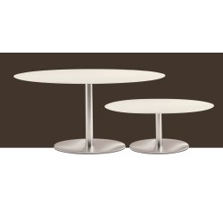 INOX ELLIPTICAL H:73/FOD:75X50 - Max. bordplade 180x110 cm