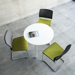 MDEBORD MED OGI_A BASE / RUND - Bordplade strrelse :60 - :120 cm