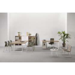 KABI CHAIR 4-LEG - MED OG UDEN HJUL