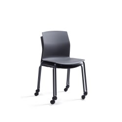 KABI CHAIR 4-LEG - MED OG UDEN HJUL