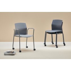 KABI CHAIR 4-LEG - MED OG UDEN HJUL