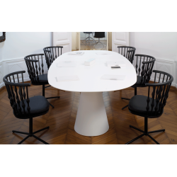 LANGT BORD MED 2 S�JLER / LAKERET BORDPLADE
