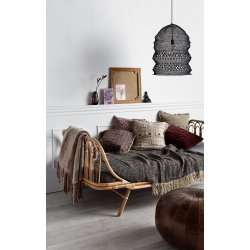 RUND PUF I BRUN LDER