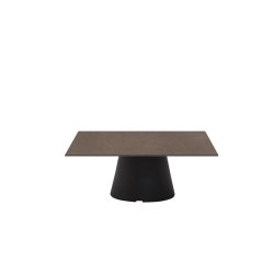 LAV UDENDRS KVADRATISK BORD / HPL LAMINAT &amp; STEN OVERFLADE