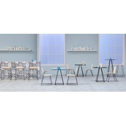 LUNAR STEL H:73/FOD:42x42 - Max. bordplade 800x800 mm