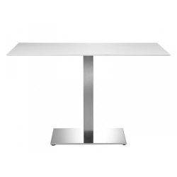 INOX SQUARE STEL H:50/FOD:40X40 - Max. bordplade : 1000 mm / B+D: 900 mm