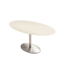 INOX ELLIPTICAL H:73/FOD:75X50 - Max. bordplade 180x110 cm