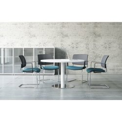 MDEBORD MED SJLEFOD / RUND - Bordplade strrelse :80 - :120 cm