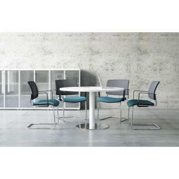 MDEBORD MED SJLEFOD / RUND - Bordplade strrelse :80 - :120 cm