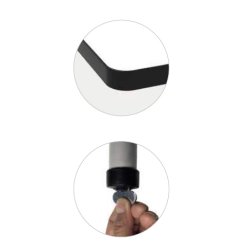 ELEVBORD MED KURVET KANT