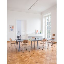 NEW SCHOOL STOL MED HJUL, LAV