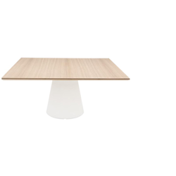 KVADRATISK BORD MED 1 SJLE / TR FINISH - EG BORDPLADE