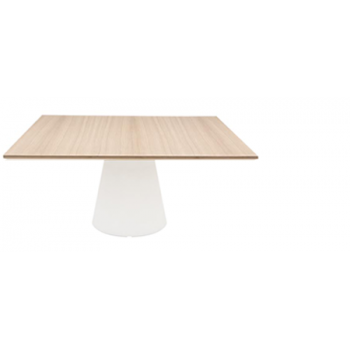 KVADRATISK BORD MED 1 SJLE / TR FINISH - EG BORDPLADE