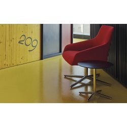 UDENDRS LOUNGEBORD KVADRATISK / HPL &amp; STEN BORDPLADE