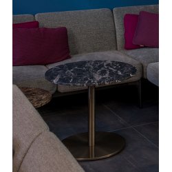 INOX STEL MED MARMOR BORDPLADE - Bordplade strrelse :60 - :70 cm / 60x60 cm