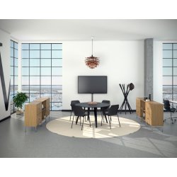 SPIDER KANTINEBORD RUND - Bordplade strrelse : 100 - : 200 cm