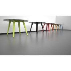 SPIDER KANTINEBORD RUND - Bordplade strrelse : 100 - : 200 cm