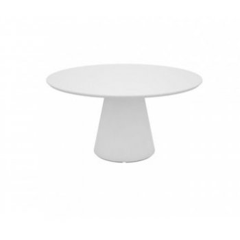 RUNDE BORDE MED LAMINAT OVERFLADE