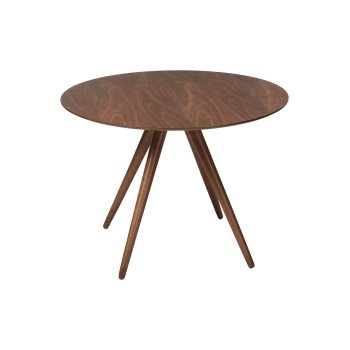 RUNDE BORDE MED TR OVERFLADE I LAMINAT / FINER