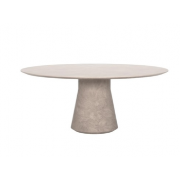 RUNDE BORDE MED CEMENT FINISH