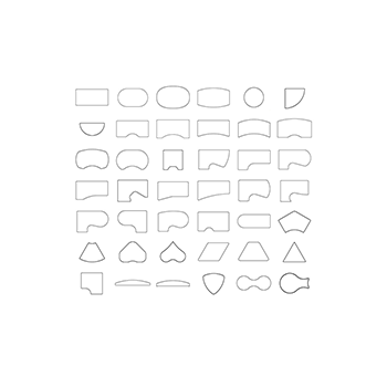 BORDPLADER VALGFRI FORM